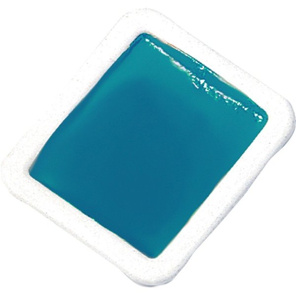 Prang Watercolor Refills, Half-Pan, Semi-Moist, 12/DZ, Turquoise BE PK DIXX8019
